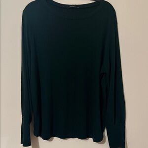 Pink Clover Women's Dark Green Long Sleeve Top